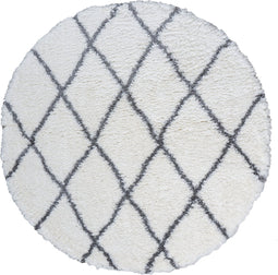 Vloerkleed Jeffie Cream Rond ø200 cm