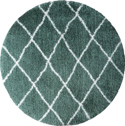 Vloerkleed Jeffie Green Rond ø120 cm