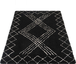 Vloerkleed Jim Black 160 x 230 cm