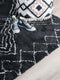 Vloerkleed Jim Black 160 x 230 cm