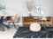 Vloerkleed Jim Black 160 x 230 cm