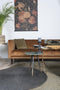 Vloerkleed Jute Rond Antraciet ø160 cm