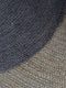 Vloerkleed Jute Rond Antraciet ø200 cm
