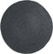 Vloerkleed Jute Rond Antraciet ø200 cm