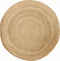 Vloerkleed Jute rond naturel ø130