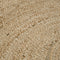 Vloerkleed Jute rond naturel ø130