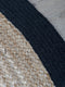 Vloerkleed Jute Rond Naturel/Zwart ø160 cm