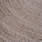 Vloerkleed Jute rond oud roze ø130