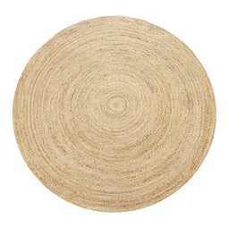 Vloerkleed Jute Round 150 Cm Naturel