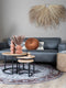 Vloerkleed Karaca Antraciet/Brown 09 Rond ø160 cm