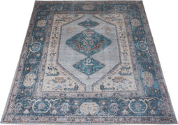 Vloerkleed Karaca Blue 03 - 160 x 230 cm