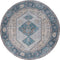 Vloerkleed Karaca Blue 03 Rond ø200 cm