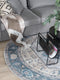 Vloerkleed Karaca Blue 03 Rond ø200 cm