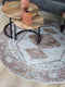 Vloerkleed Karaca Brown 08 Rond ø120 cm