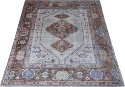 Vloerkleed Karaca Purple/Brown 07 - 160 x 230 cm