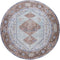 Vloerkleed Karaca Purple/Brown 07 Rond ø200 cm