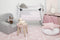 Vloerkleed Kinderkamer Hippy Roze - 160x120 cm