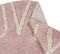 Vloerkleed kinderkamer Round ABC Vintage Nude-Natural