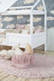 Vloerkleed kinderkamer Round ABC Vintage Nude-Natural