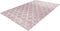 Vloerkleed, laagpolig Marokkaans patroon, zijdeachtige glans, dun, zacht, voor woonkamer, slaapkamer, loper met antislip, kleur: roze, maat: 120 x 170 cm