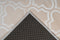 Vloerkleed, laagpolig Marokkaans patroon, zijdeachtige glans, dun, zacht voor woonkamer, slaapkamer, loper, met anti-slip crèmebeige, maat: 80 x 150 cm