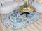 Vloerkleed Laria Blue 4 - Ovaal 160 x 230 cm
