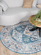 Vloerkleed Laria Blue 4 - Ovaal 200 x 290 cm