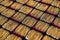 Vloerkleed Louis de Poortere Splendore di Venezia Quadrini Giallo 9018 - maat 200 x 300 cm