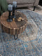 Vloerkleed Madel Rond Groen/Blauw ø120 cm