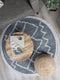 Vloerkleed Marrakesh Grey Rond ø160 cm