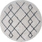 Vloerkleed Medina Cream Rond ø120 cm