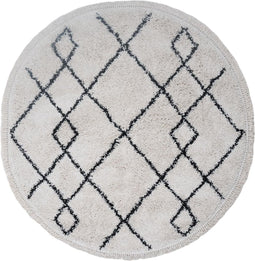 Vloerkleed Medina Cream Rond ø200 cm