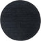 Vloerkleed MOMO Rugs Panorama Uni Rond Black Vloerkleed - 200 rond - Rond - Laagpolig,Rond Tapijt - Industrieel - Zwart