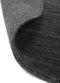 Vloerkleed MOMO Rugs Panorama Uni Rond Black Vloerkleed - 200 rond - Rond - Laagpolig,Rond Tapijt - Industrieel - Zwart