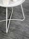 Vloerkleed MOMO Rugs Panorama Uni Rond Dark Grey Vloerkleed - 200 rond - Rond - Laagpolig,Rond Tapijt - Industrieel - Antraciet, Grijs