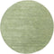 Vloerkleed MOMO Rugs Panorama Uni Rond Green Vloerkleed - 200 rond - Rond - Laagpolig,Rond Tapijt - Modern - Groen