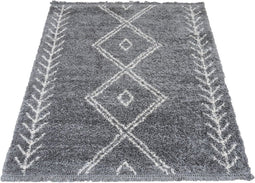 Vloerkleed New Rabat Grey 160 x 230 cm