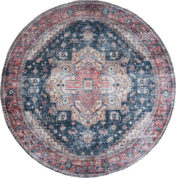 Vloerkleed Nora Rood Rond ø200 cm
