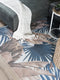 Vloerkleed Palm Blue 200 x 290 cm