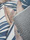 Vloerkleed Palm Blue 70 x 140 cm