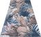 Vloerkleed Palm Blue 70 x 140 cm