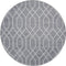 Vloerkleed Pattern Rond Grijs ø120 cm