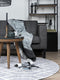 Vloerkleed Pattern Rond Grijs ø160 cm