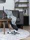Vloerkleed Pattern Rond Grijs ø200 cm