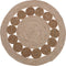 Vloerkleed Savannah Jute gevlochten - Rond - Dia 80 cm