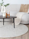 Vloerkleed Scott Beige Rond ø200 cm