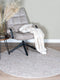 Vloerkleed Stone Beige 215 - Rond ø160 cm