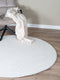 Vloerkleed Stone White Rond ø160 cm