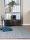 Vloerkleed Tino Petrol 200 x 280 cm