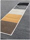 Vloerkleed - tweezijdig - antislip - grijs - 160 x 230 cm - tapijt - gestreept en visgraat